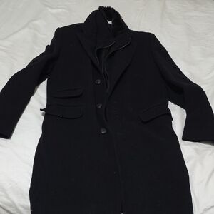 Michaels Black Men's Peacoat Trench Coat